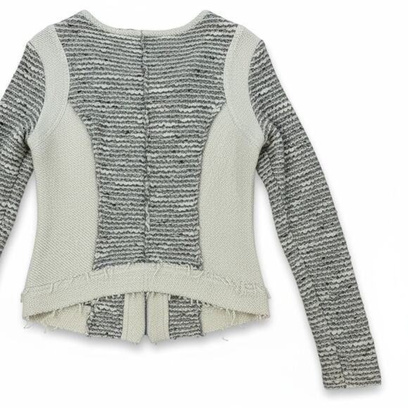 DREW Anthropologie Moto Knit Zip Front Cardigan Sweater Jacket - Size S - Picture 4 of 7